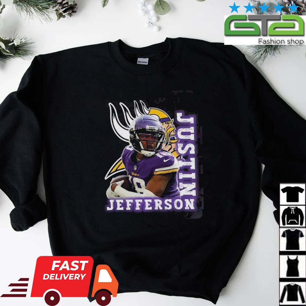 Minnesota Football Justin Jefferson Vintage Bootleg Shirt