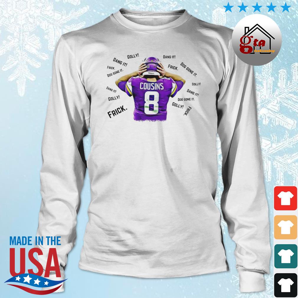 Kirk Cousins 8 Minnesota Vikings of football retro poster shirt, hoodie,  sweater, long sleeve and tank top