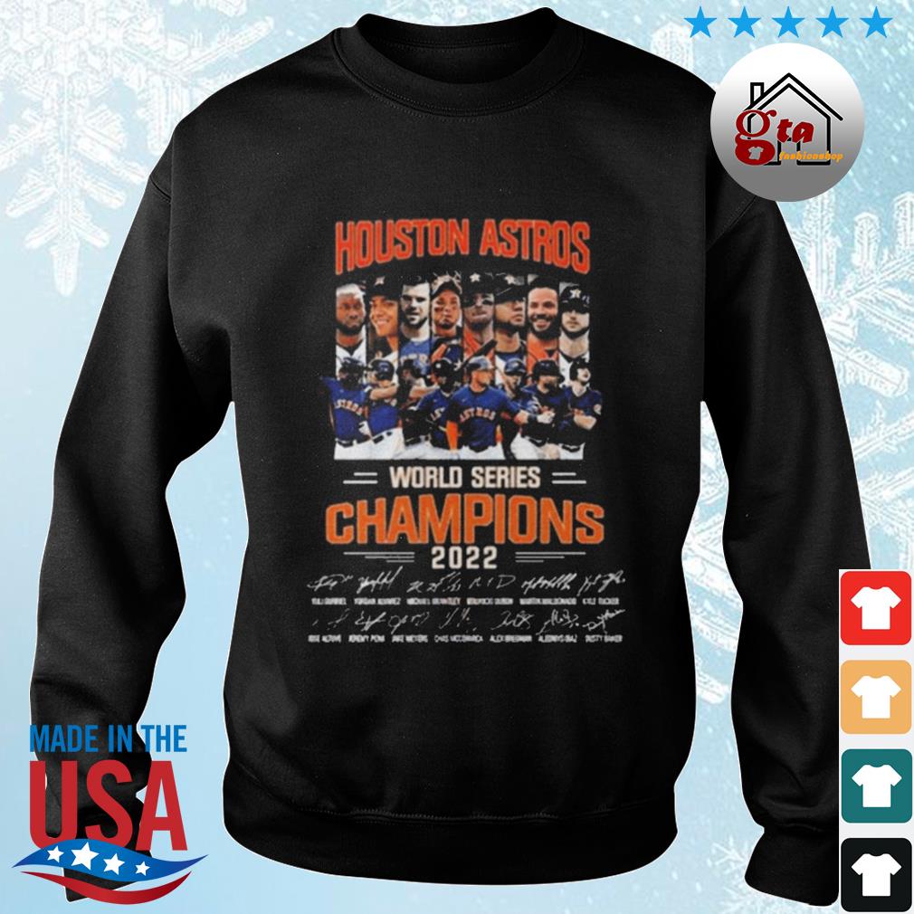 Team Houston Astros 2022 World Series Champions Signatures shirt