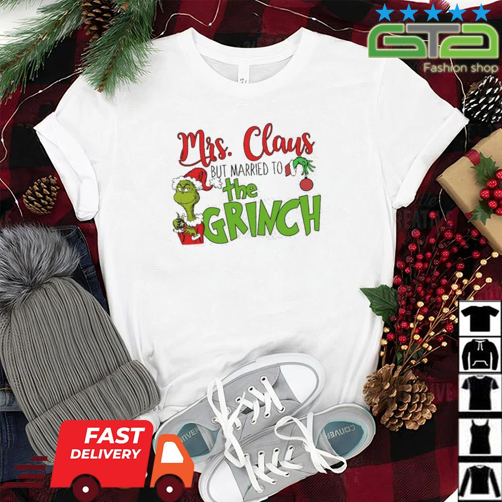 Mrs Claus But Married To The Grinch Vintage 2022 Sweater