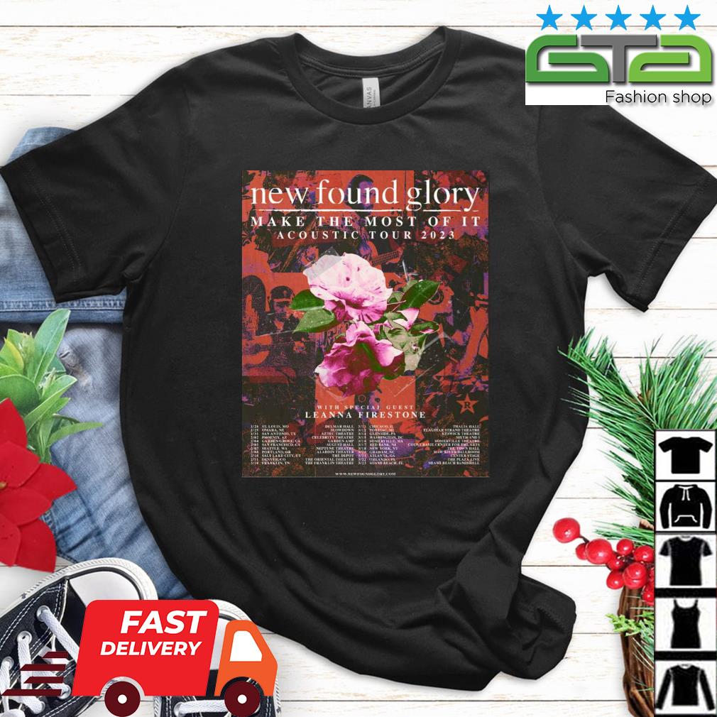 New Found Glory Launching Make The Most Of It Acoustic Tour 2023 Shirt