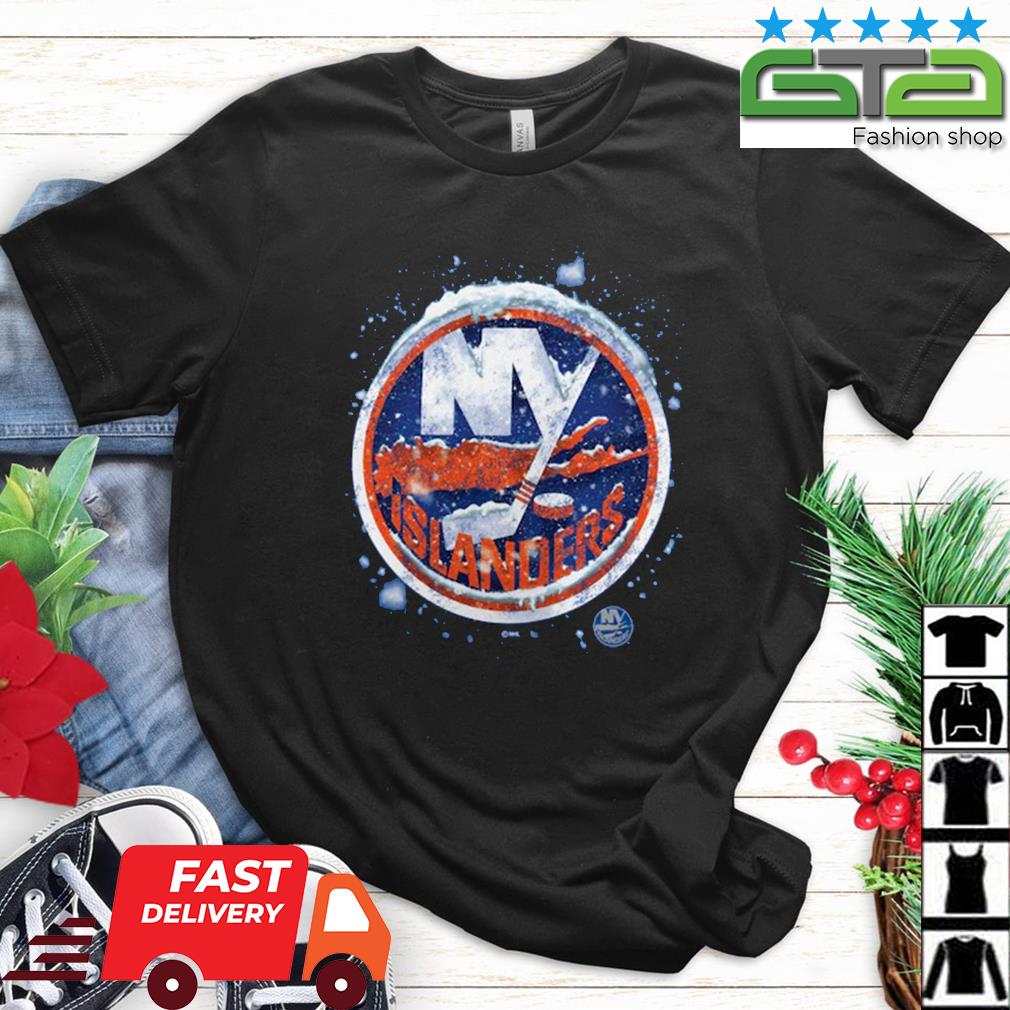 New York Islanders Snow Logo 2022 Shirt