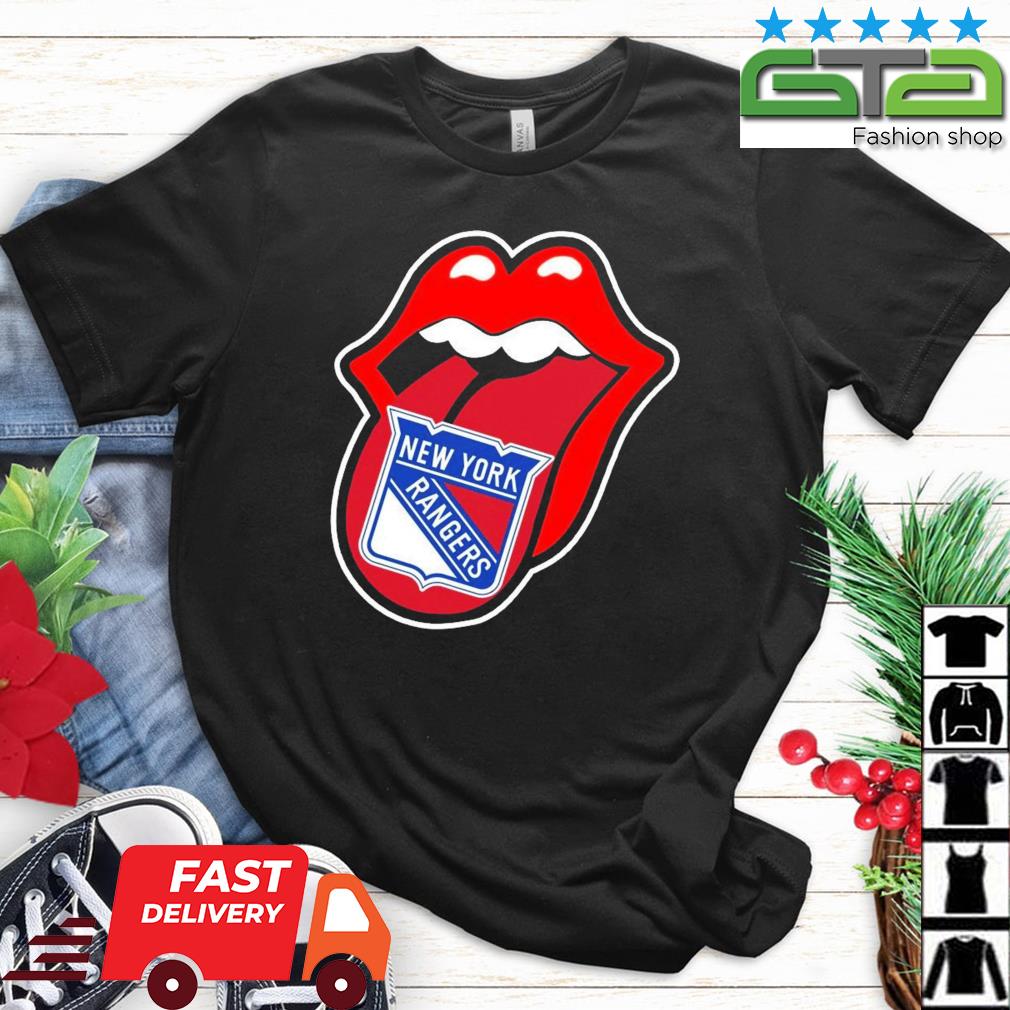New York Rangers The Rolling Stones Logo Shirt
