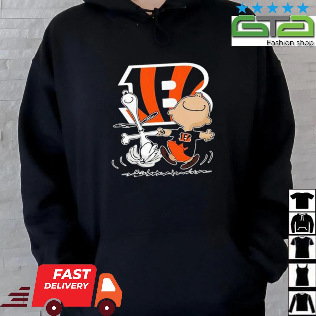 NFL Cincinnati Bengals Charlie Brown Snoopy Dancing Shirt, hoodie