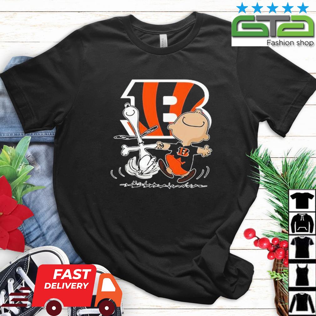 Cincinnati Bengals Snoopy Charlie Brown Super Bowl Peanuts shirt