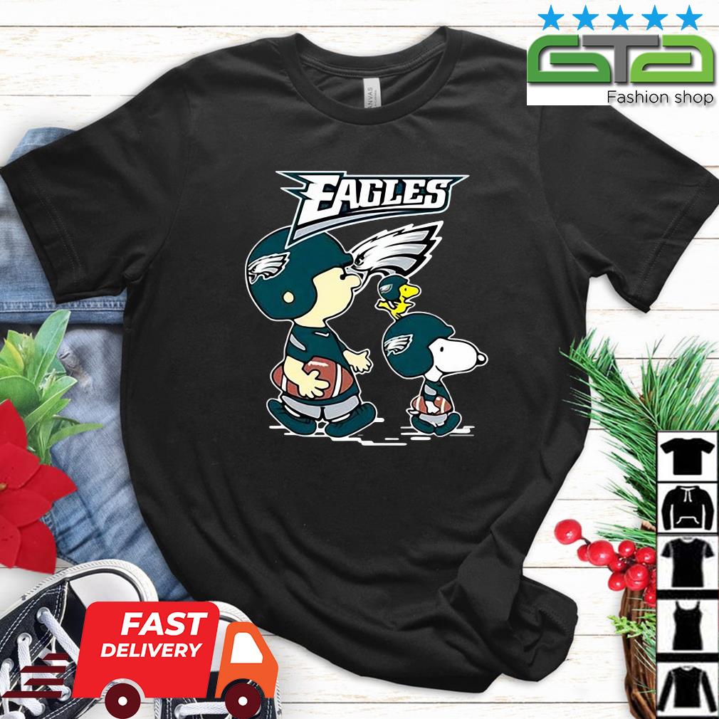 Snoopy and Charlie Brown happy Philadelphia Eagles T-shirt, hoodie,  sweater, long sleeve and tank top