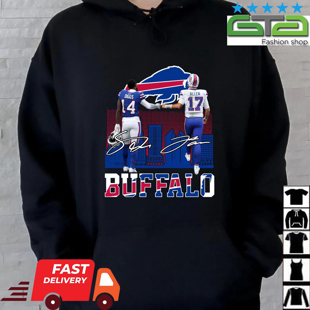 Buffalo Bills Von Miller Dane Jackson Stefon Diggs Josh Allen and Sean  Mcdermott abbey road signatures shirt, hoodie, sweater, long sleeve and  tank top