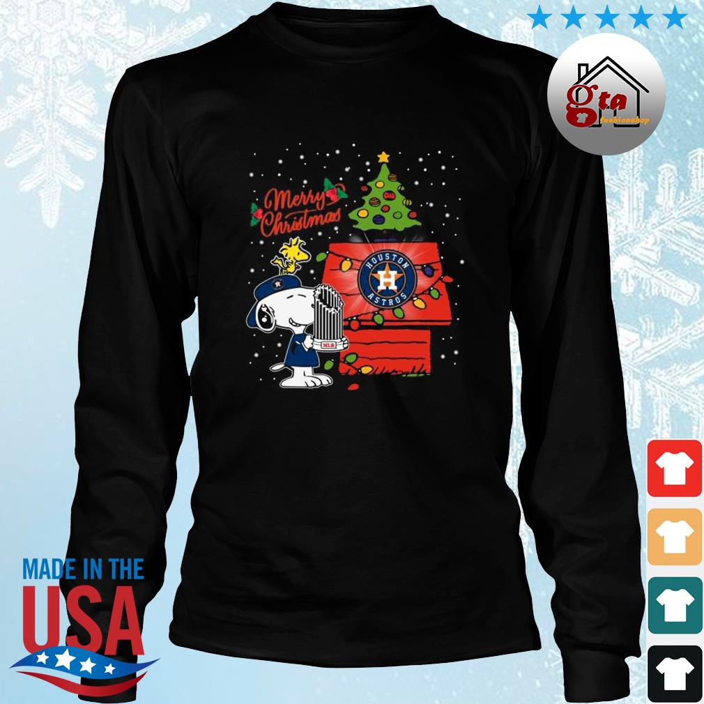 Snoopy and Woodstock houston astros christmas cup MLB postseason 2022 shirt,  hoodie, sweater, long sleeve and tank top