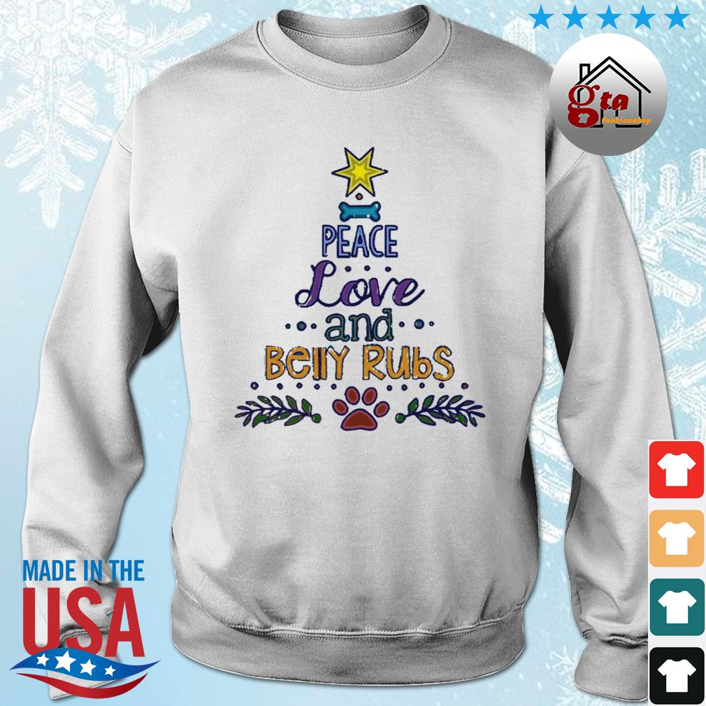 Peace Love And Belly Bubs Christmas 2022 Sweater