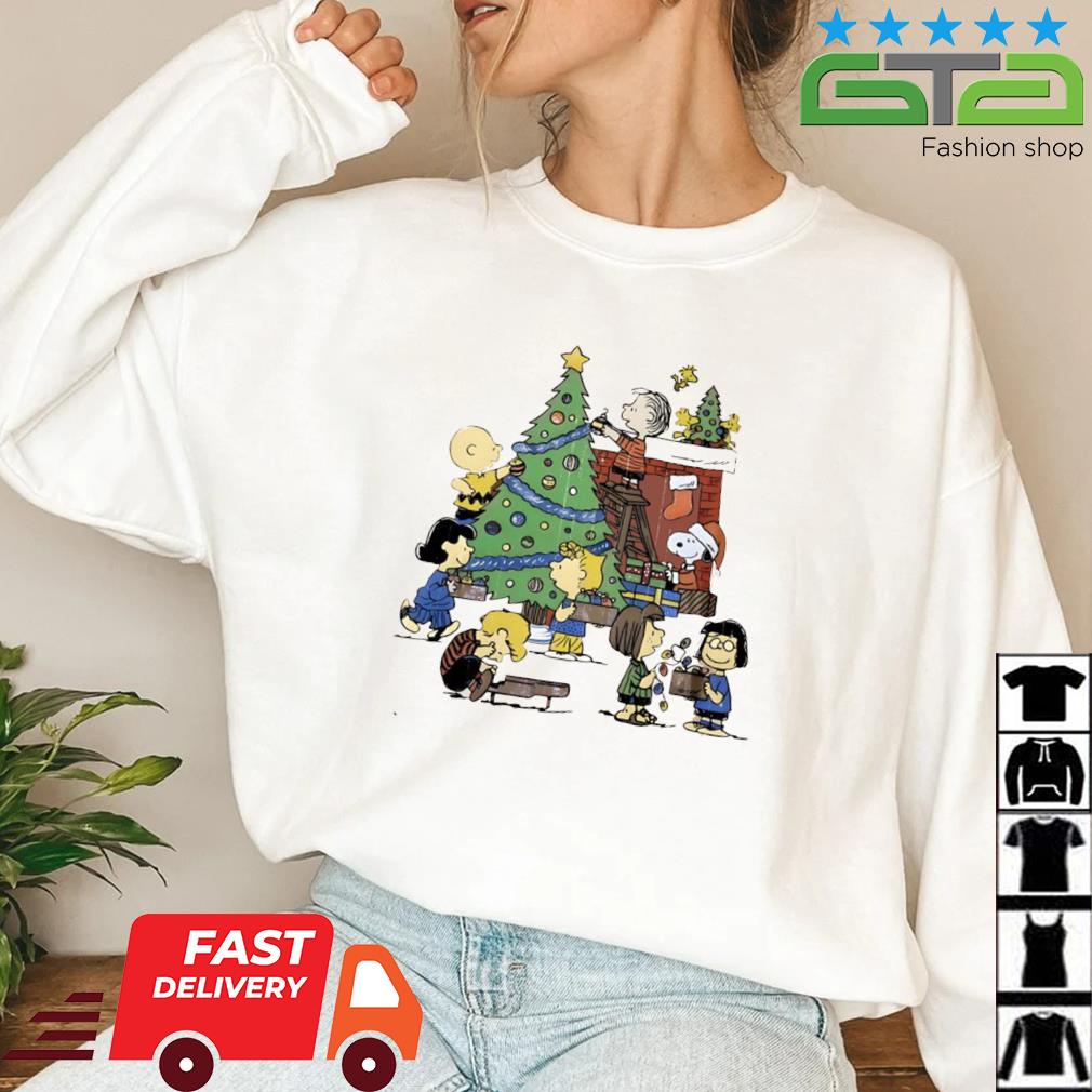 Peanuts Snoopy Christmas Tree Dog 2022 Sweater