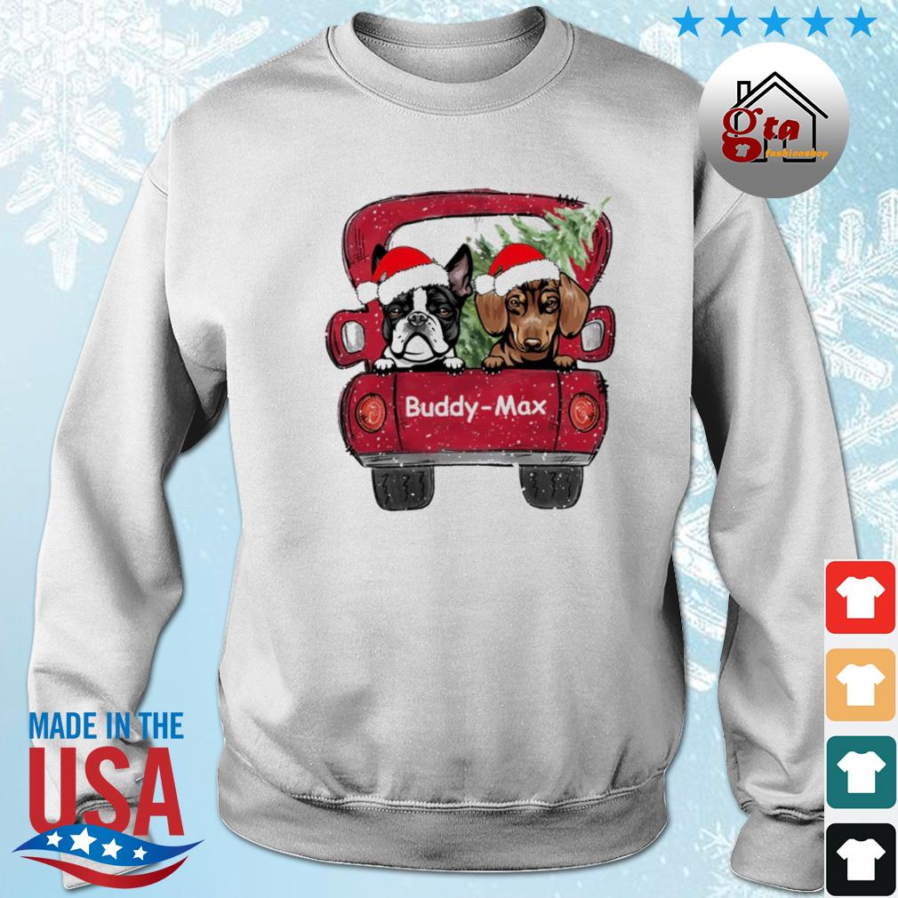 Personalized Dog Lovers Dog BUddy Max Christmas 2022 Sweater