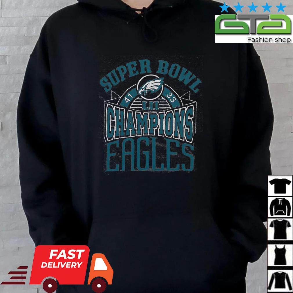 Philadelphia eagles super bowl lii champs vintage shirt, hoodie