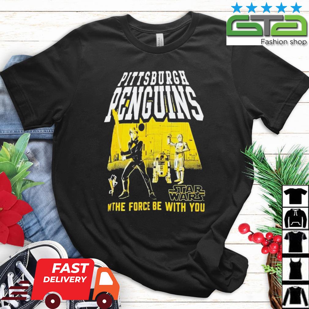 Pittsburgh Penguins Star Wars The Force Be With You Shirt