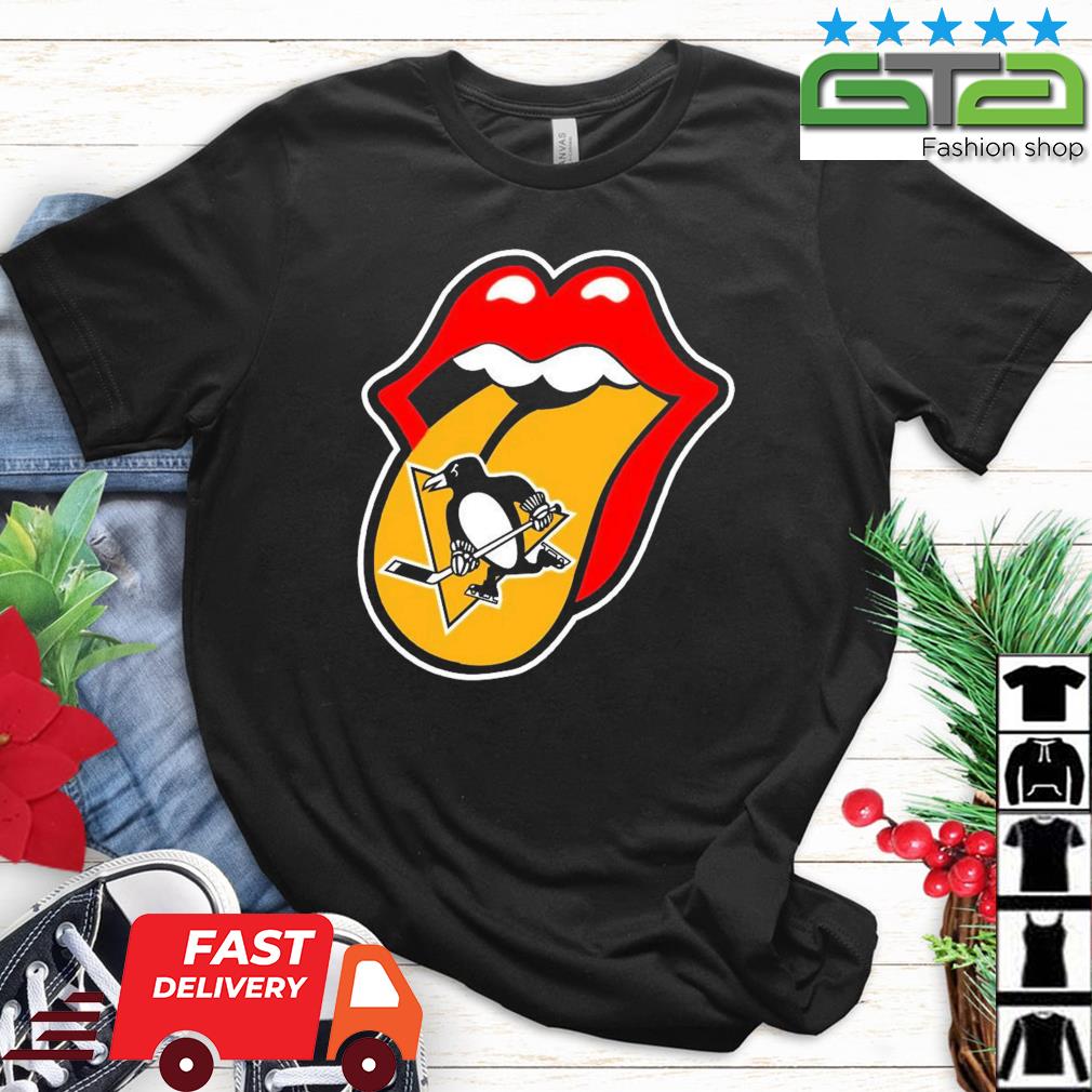 Pittsburgh Penguins The Rolling Stones Logo Shirt