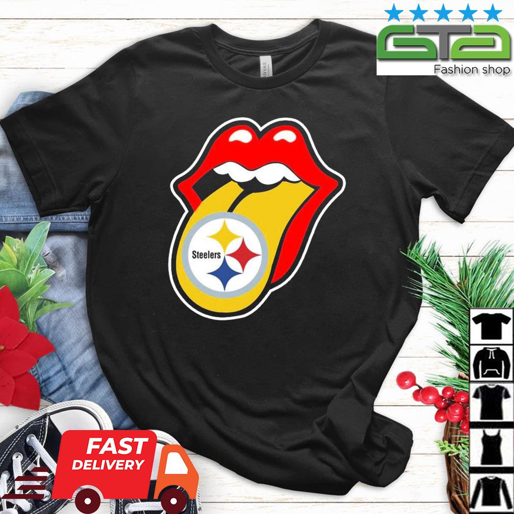 Pittsburgh Steelers The Rolling Stones Logo Shirt