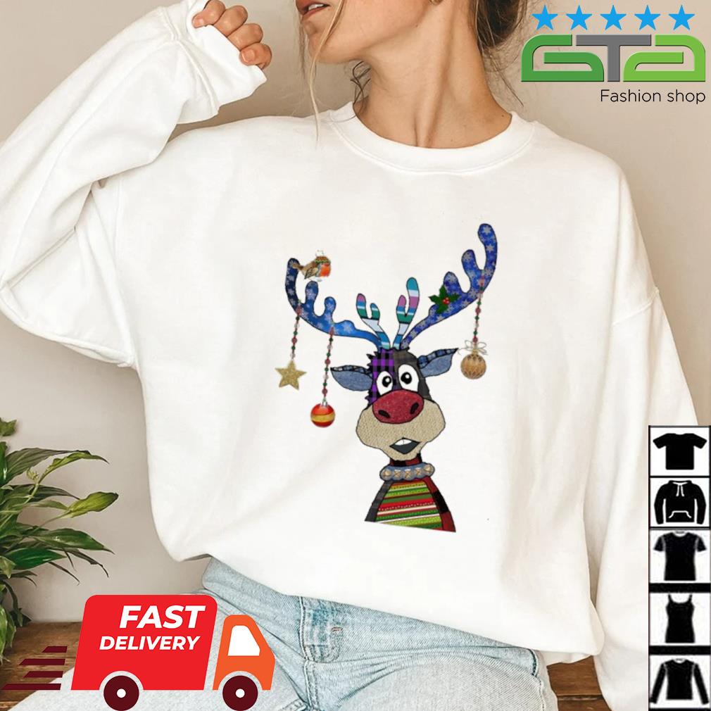 Reindeer Bauble Merry Christmas Sweater