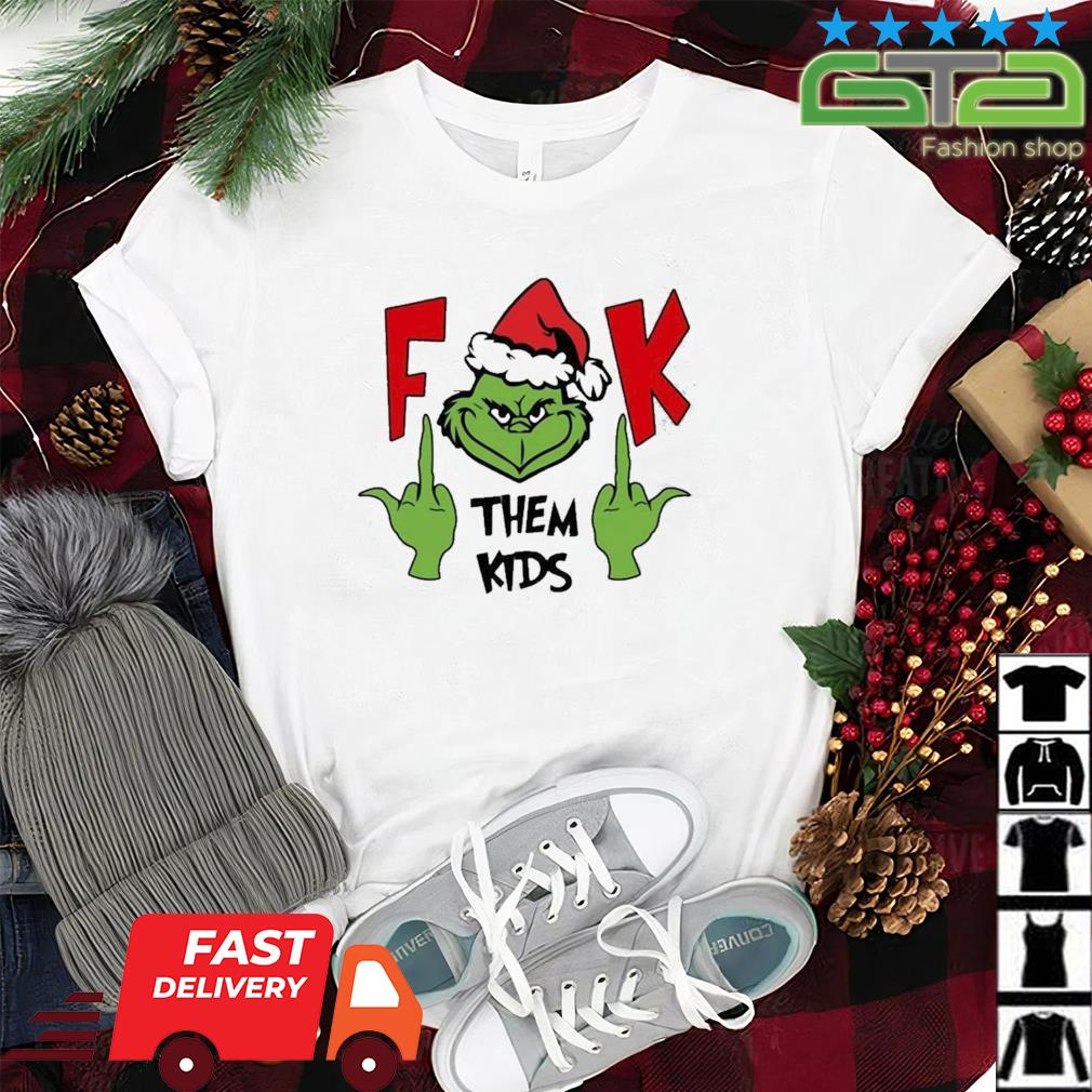 Santa Grinch Fuck Them Kids Christmas 2022 Sweater