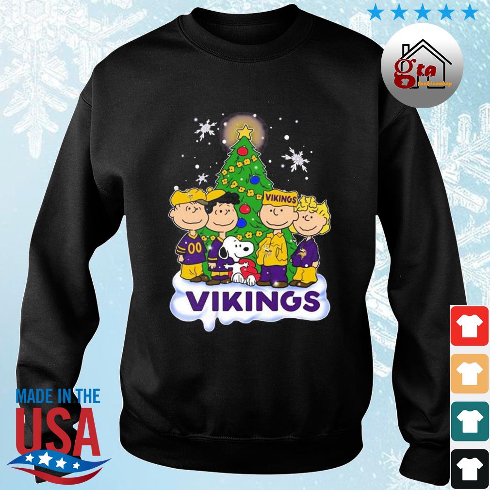 Snoopy The Peanuts Minnesota Vikings Christmas 2022 Sweater