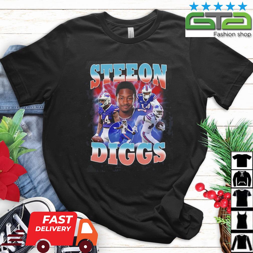 Stefon Diggs Shirt Buffalo Bills Vintage 90s Stefon Diggs 90s Retro - Anynee