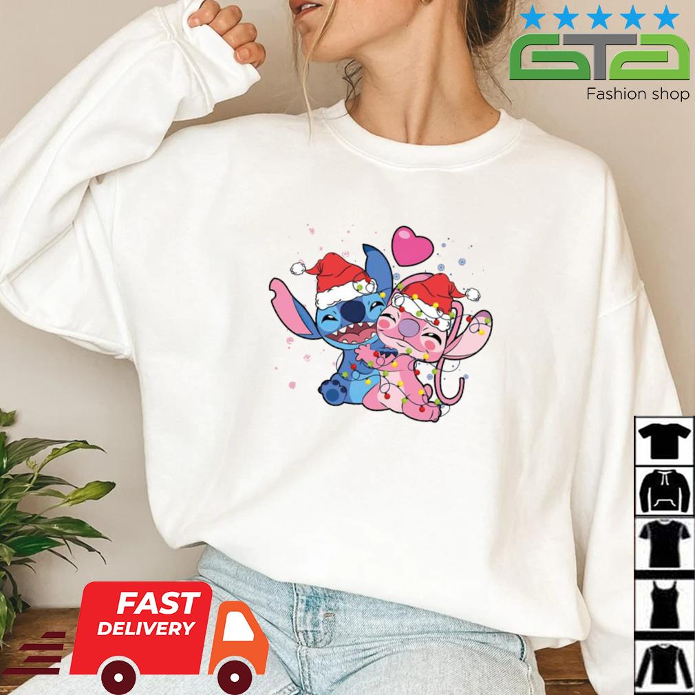 Stitch And Angel Love Christmas 2022 Sweater