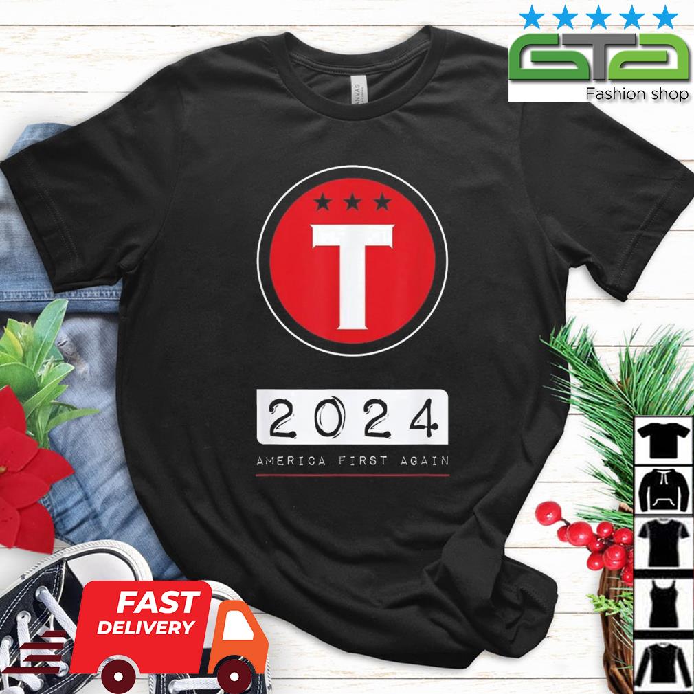 T Seal 2024 America First Again Donald Trump Maga President Election Shirt