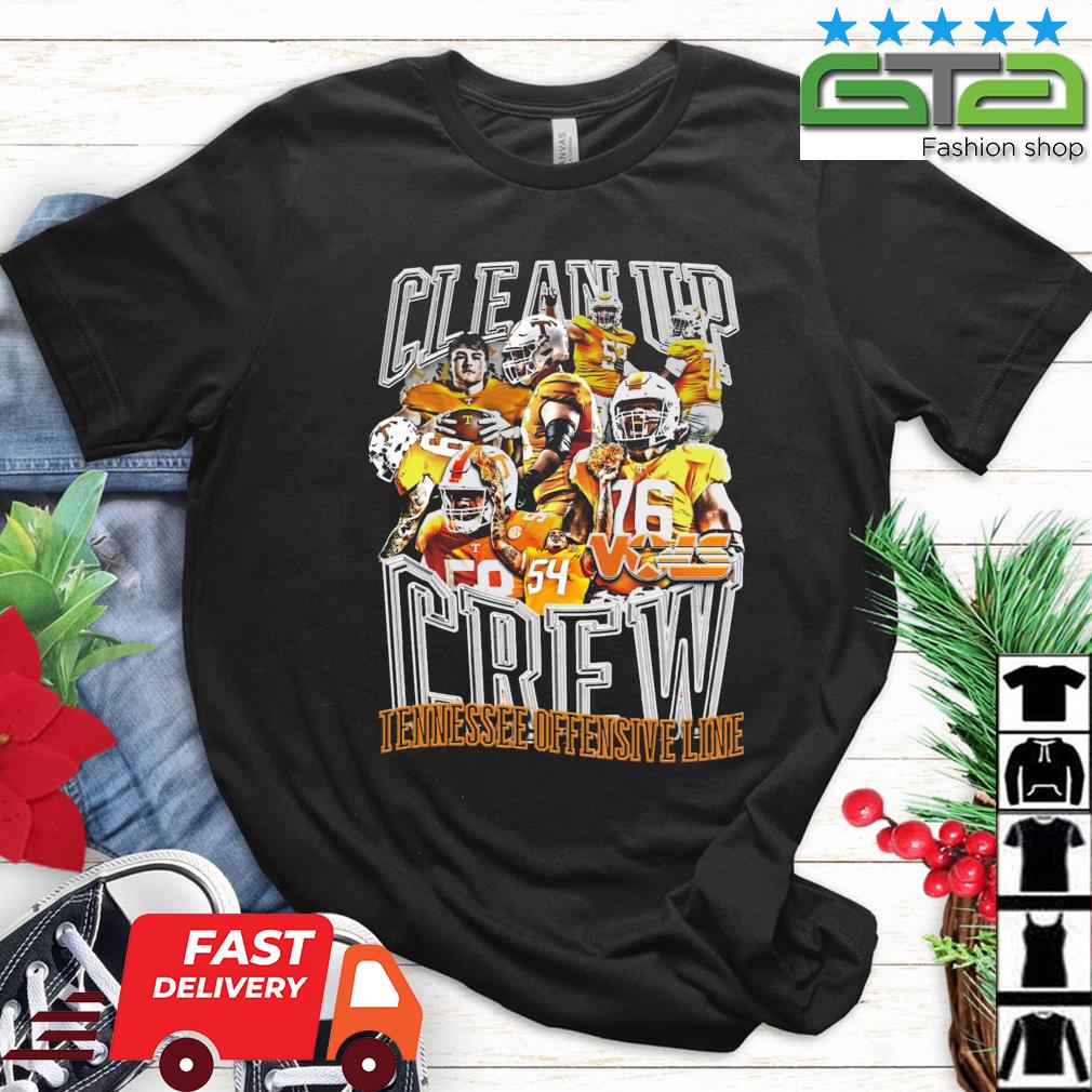 Tennessee Vols Clean Up Crew Tennessee Offensive Line Shirt
