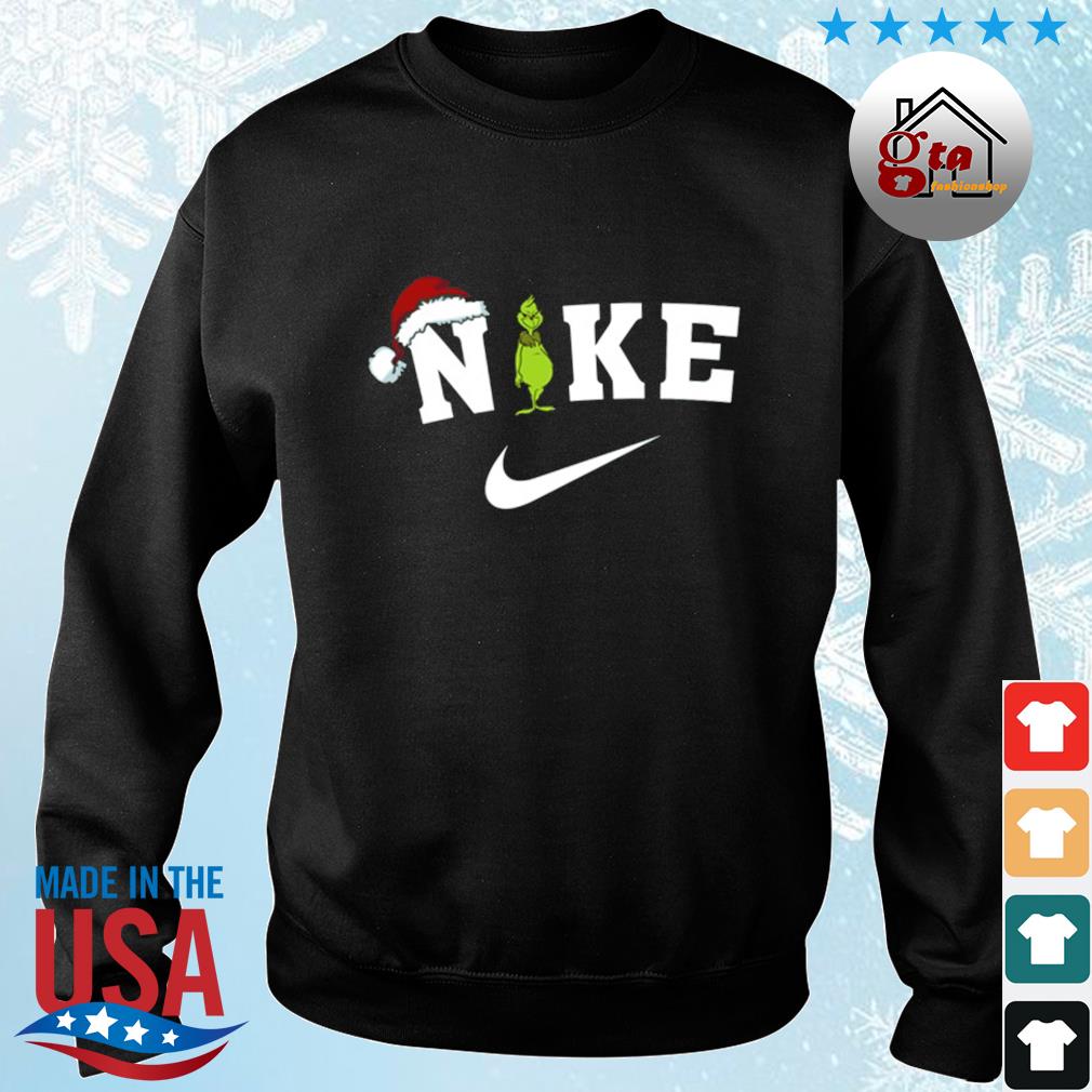 Unique Grinch Christmas Hat Nike Logo The Grinch 2022 Sweater