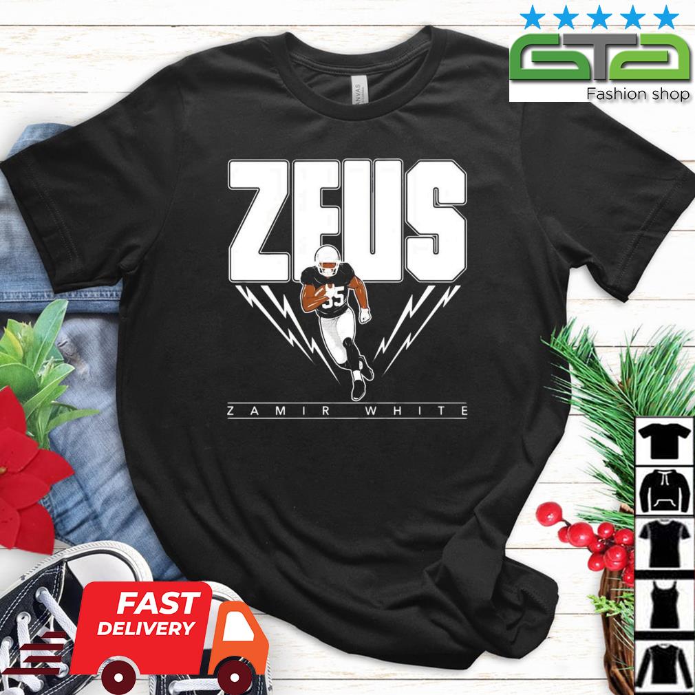 Zeus Zamir White No 35 Las Vegas Raiders Shirt