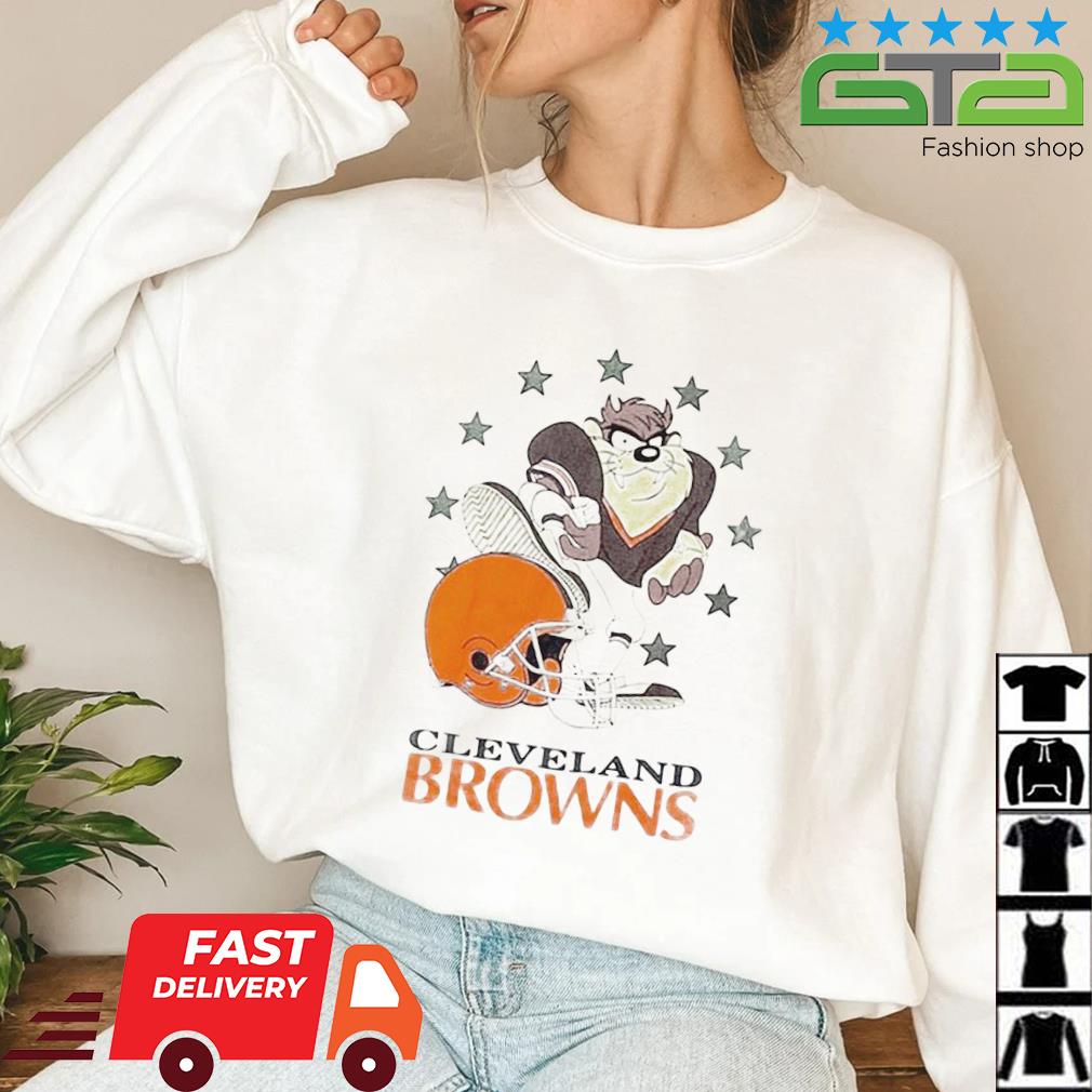 1994 Warner Bros Taz Cleveland Browns Vintage Shirt