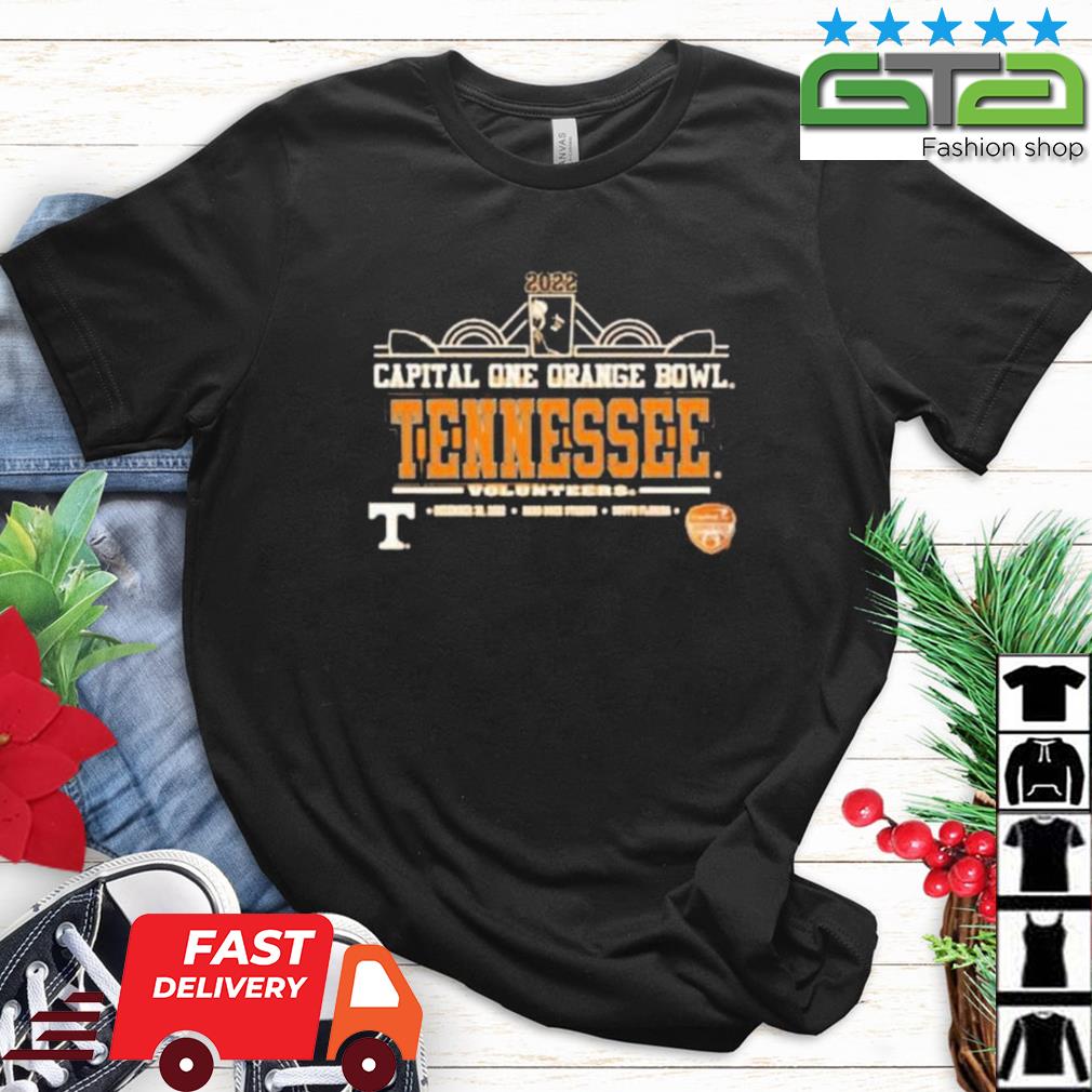 2022 Capital One Orange Bowl Tennessee Volunteers 2022 South Florida Shirt