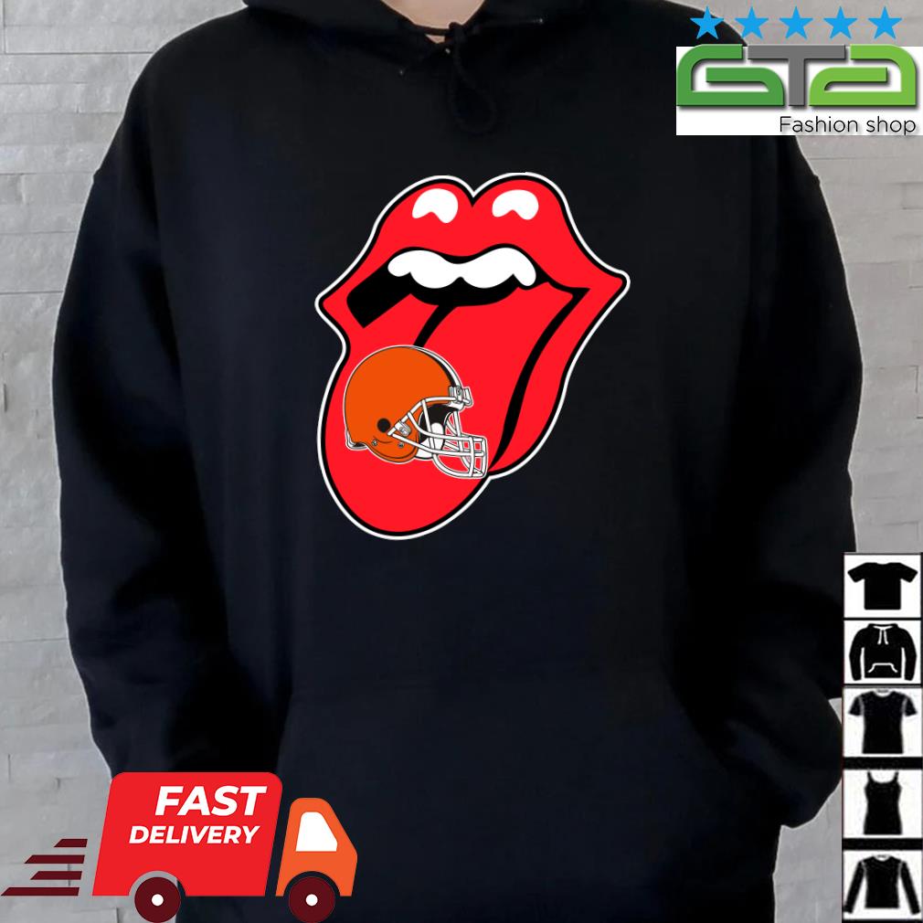 2022 Cleveland Browns The Rolling Stones Logo Shirt Hoodie