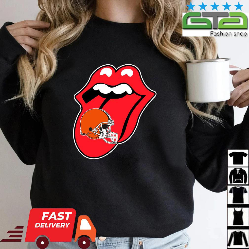2022 Cleveland Browns The Rolling Stones Logo Shirt