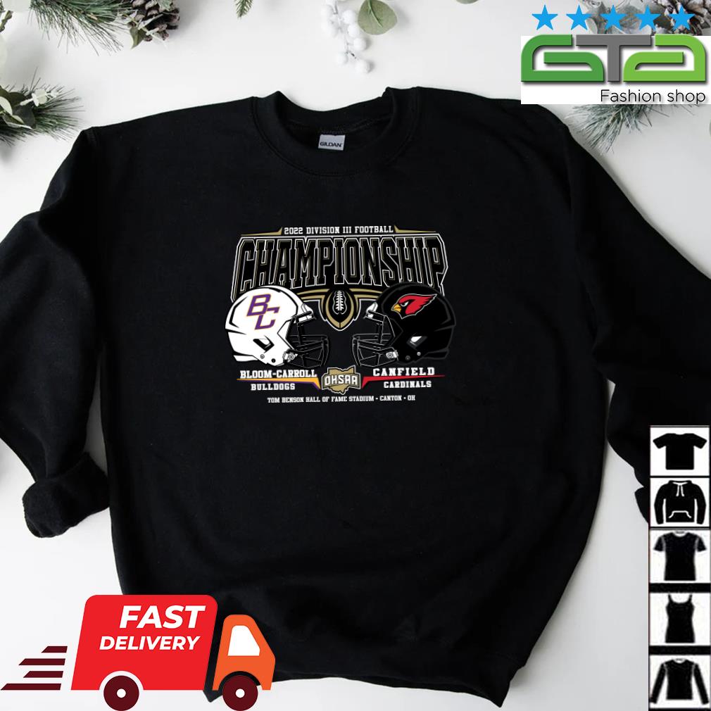 2022 Division III Football State Champions Canfield Cardinals logo shirt,  hoodie, sweater, long sleeve and tank top