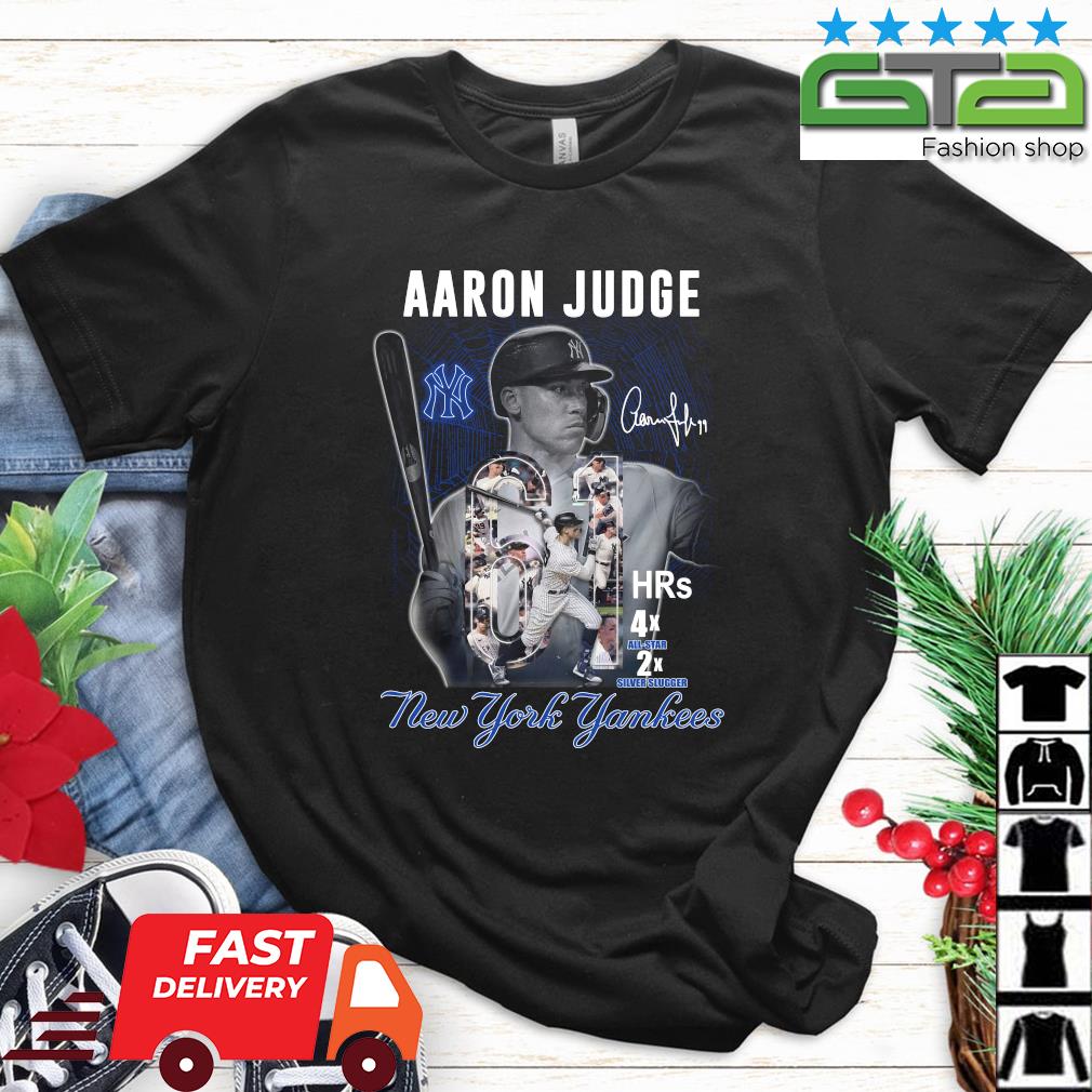 Aaron Judge 61 HRs New York Yankees Signature 2022 Men's Shirt, hoodie,  sweater, long sleeve and tank top