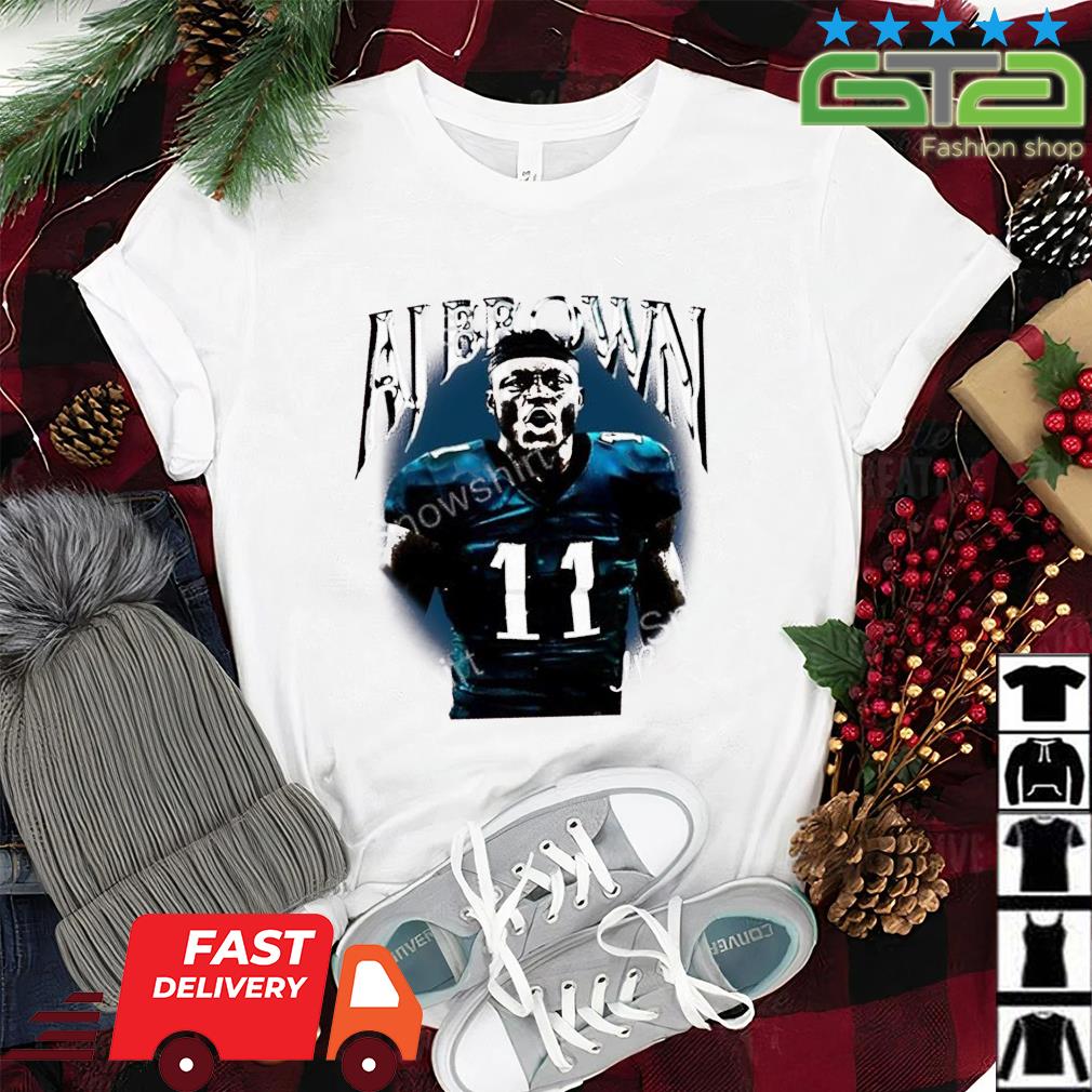 AJ Brown Shirt Quez Watkins Dave Zangaro - Snowshirt