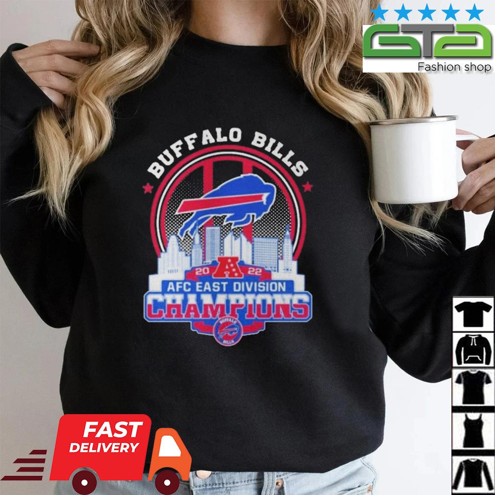 Buffalo Bill 2022 AFC East Division Champions City Skyline Shirt, hoodie,  sweater, long sleeve and tank top