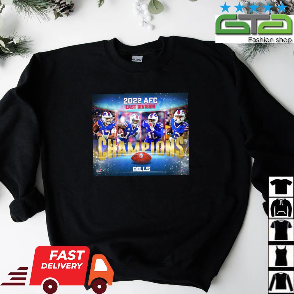 Buffalo Bills AFC East Champions 3 Peat 2020 2021 2022 Shirt, hoodie,  sweater, long sleeve and tank top