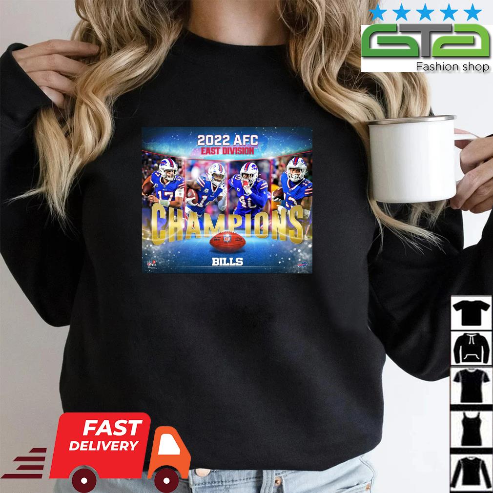 Buffalo Bills 3 Peat 2020 2021 2022 AFC east division champs shirt