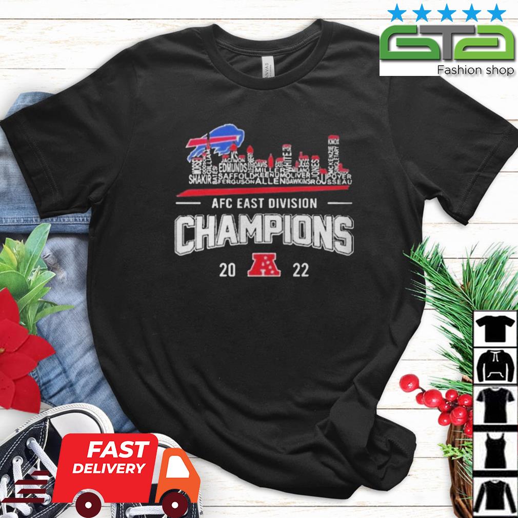 2022 Afc East Champions Buffalo Bills Skyline Shirt, hoodie, sweater, long  sleeve and tank top