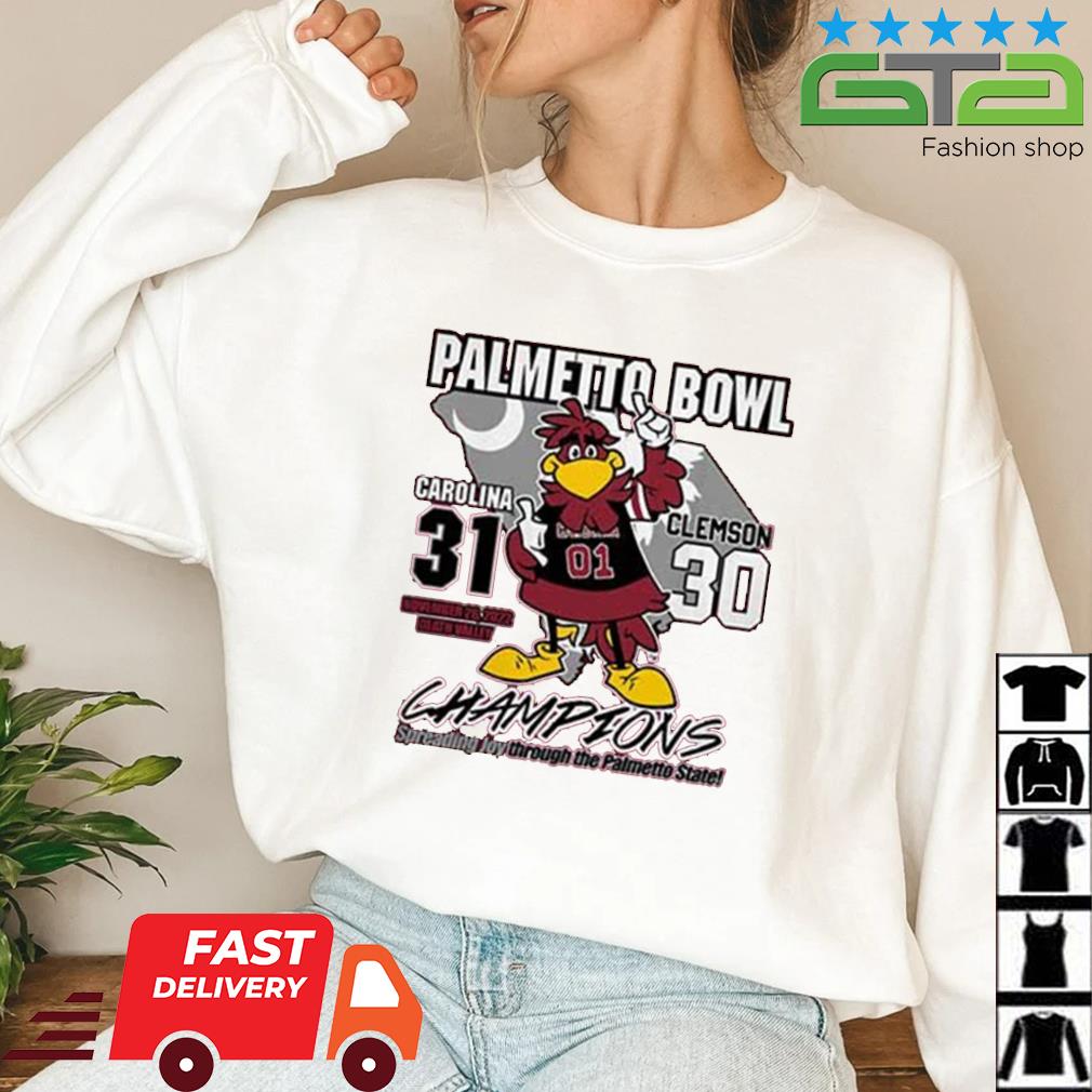 Carolina 31-30 Clemson Palmetto Bowl Champions 2022 Shirt