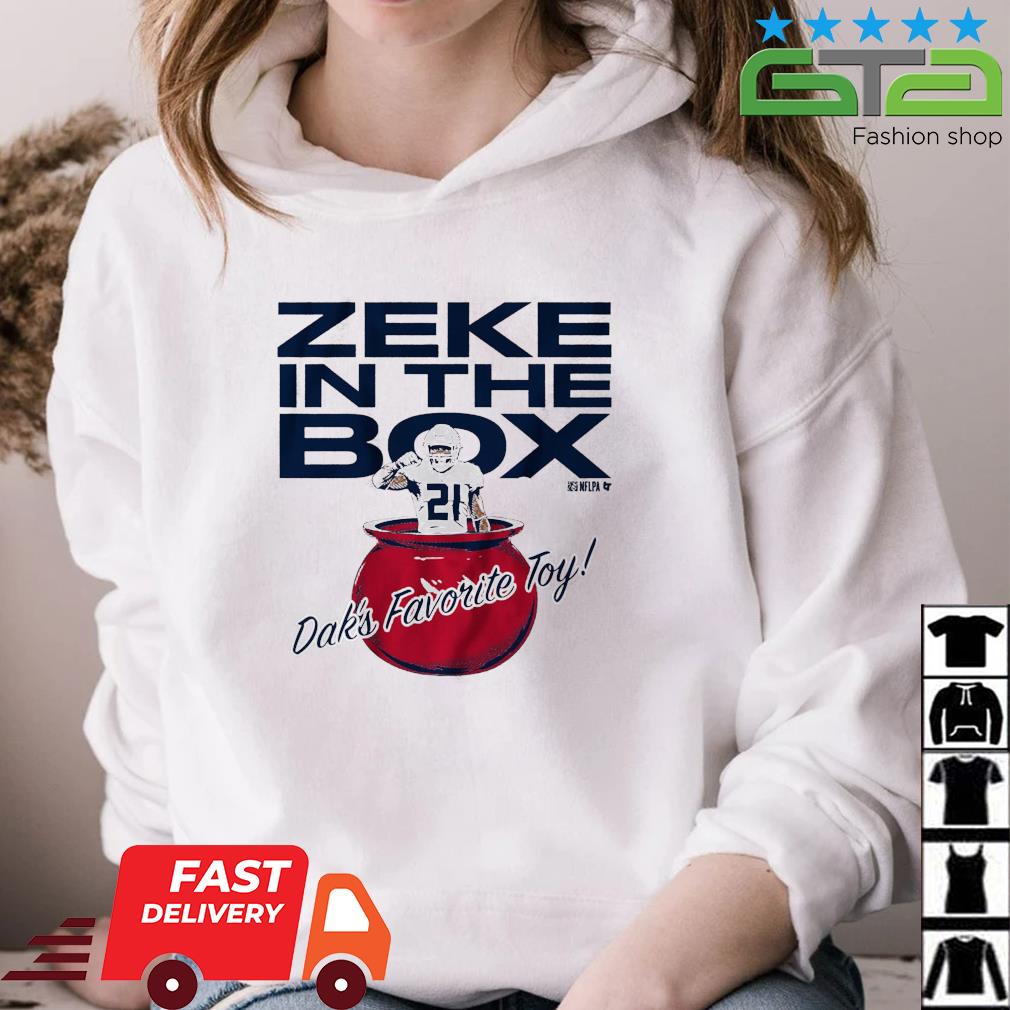 Dallas Cowboys Ezekiel Elliott and Dak Prescott Zeke in the Box shirt,  hoodie, sweater, long sleeve and tank top