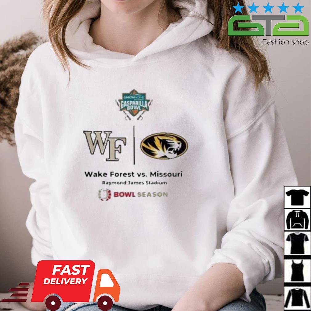 Gasparilla Bowl Wake Forest Vs Missouri Raymond James Stadium Bowl Season Shirt hoodie
