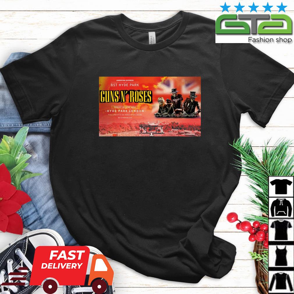 Guns N' Roses BST Hyde Park London June 2023 Shirt