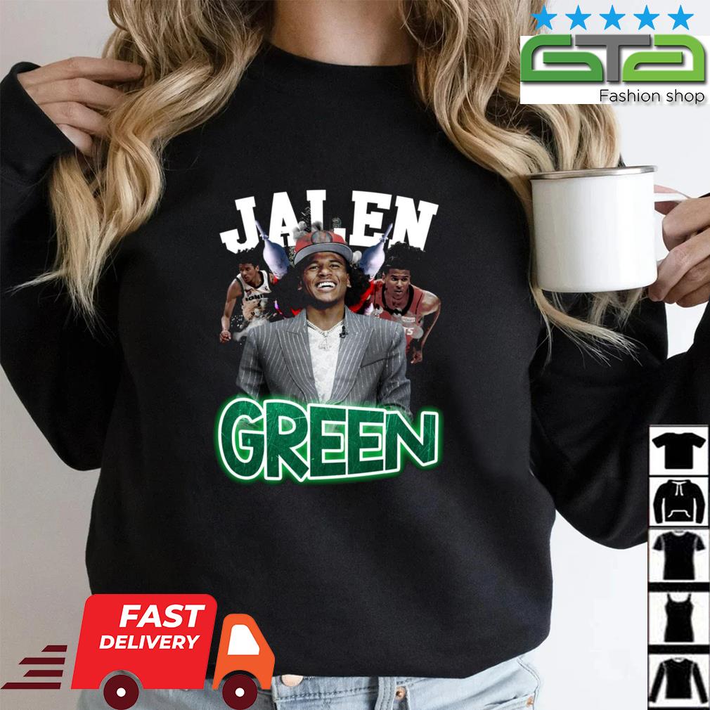 Jg Solid Fan Jalen Green Basketball Retro Shirt