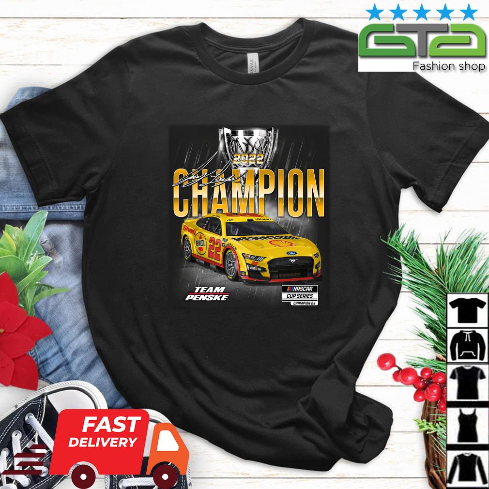 Joey Logano Team Penske 2022 NASCAR Cup Series Champion Signature Ornament