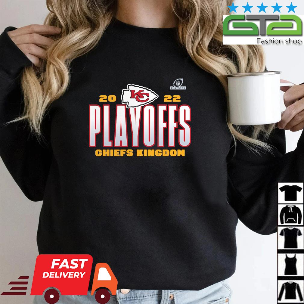 Kansas City Chiefs 2022 NFL Playoffs Our Time Chiefs Kingdom Shirt,Sweater,  Hoodie, And Long Sleeved, Ladies, Tank Top