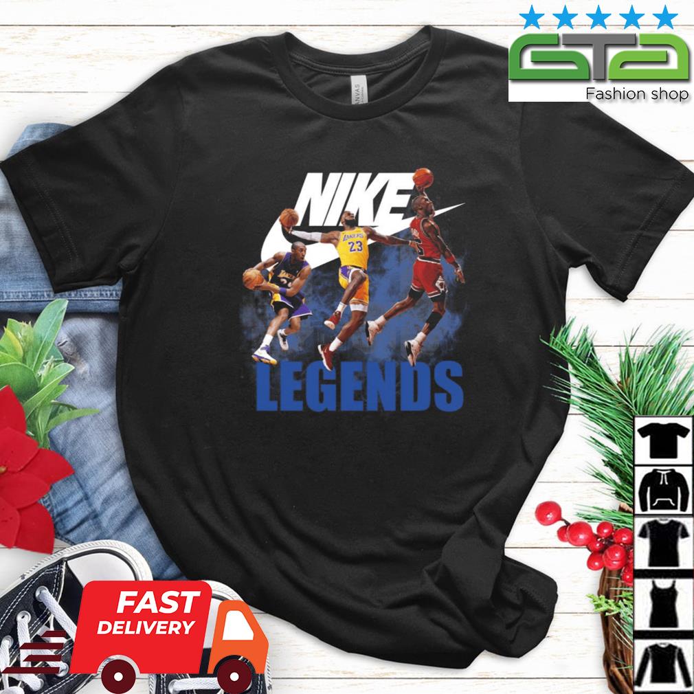 Kobe Lebron James Michael Nike Legends NBA Basketball 2022 Shirt, hoodie, sweater, long sleeve and tank top