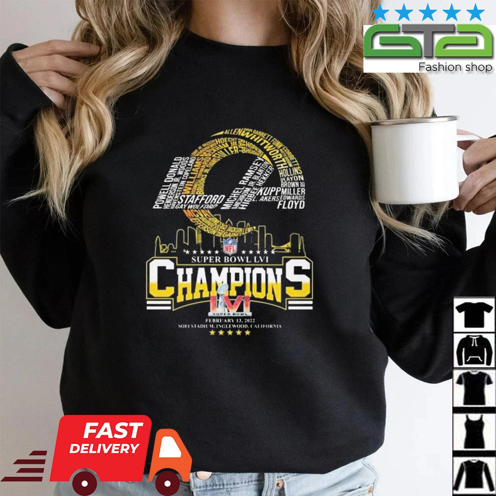 Los Angeles Rams Super Bowl LVI Champions 2022 Shirt, hoodie, sweater, long  sleeve and tank top