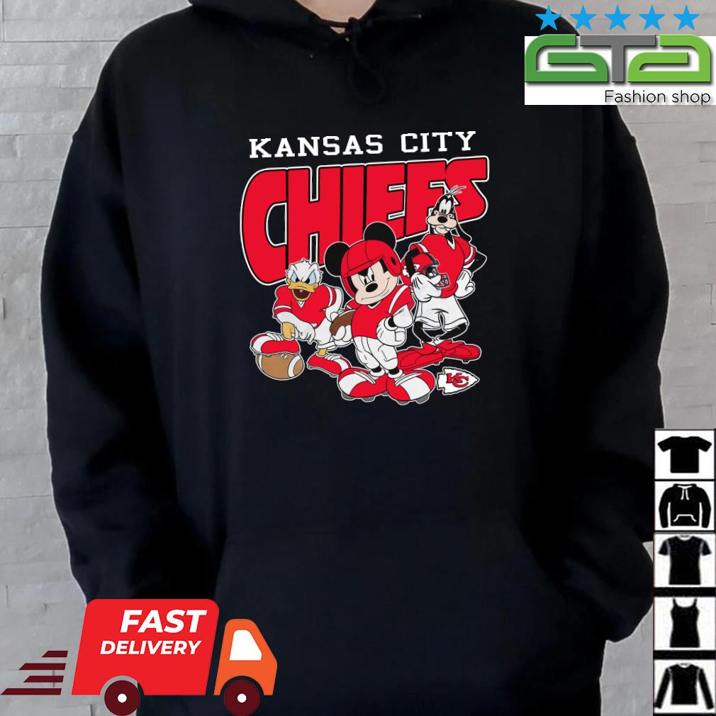 Mickey Mouse And Friends Kansas City Chiefs Shirt, hoodie, longsleeve,  sweatshirt, v-neck tee