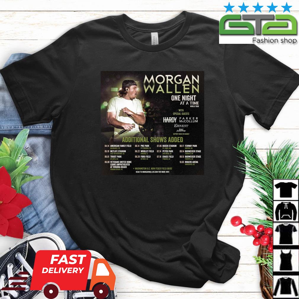 Morgan Wallen Adds Dates To One Night At A Time World Tour Shirt